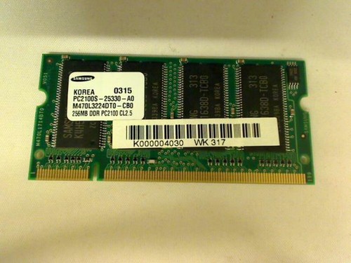 256mb ddr pc2100s samsung - 256mb,