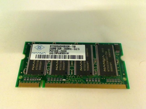 256mb ddr pc2100s sodimm - ddr,