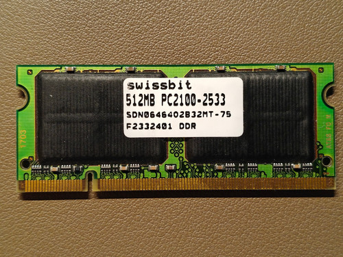 Swissbit 512mb ddr ram - ddr,