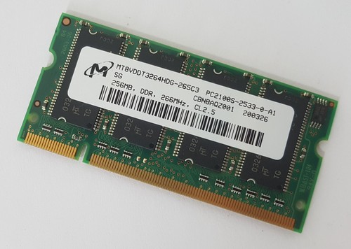 Micron 256mb ddr - 256mb,